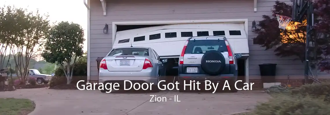 Garage Door Got Hit By A Car Zion - IL